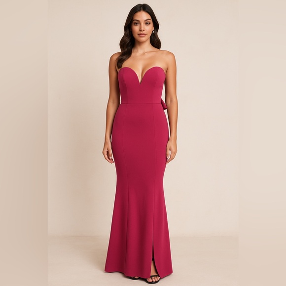 New Bariano Australia Strapless Sweetheart Evening Gown  Size AUS 8 / US 4  - www.rajagirimanappuram.com